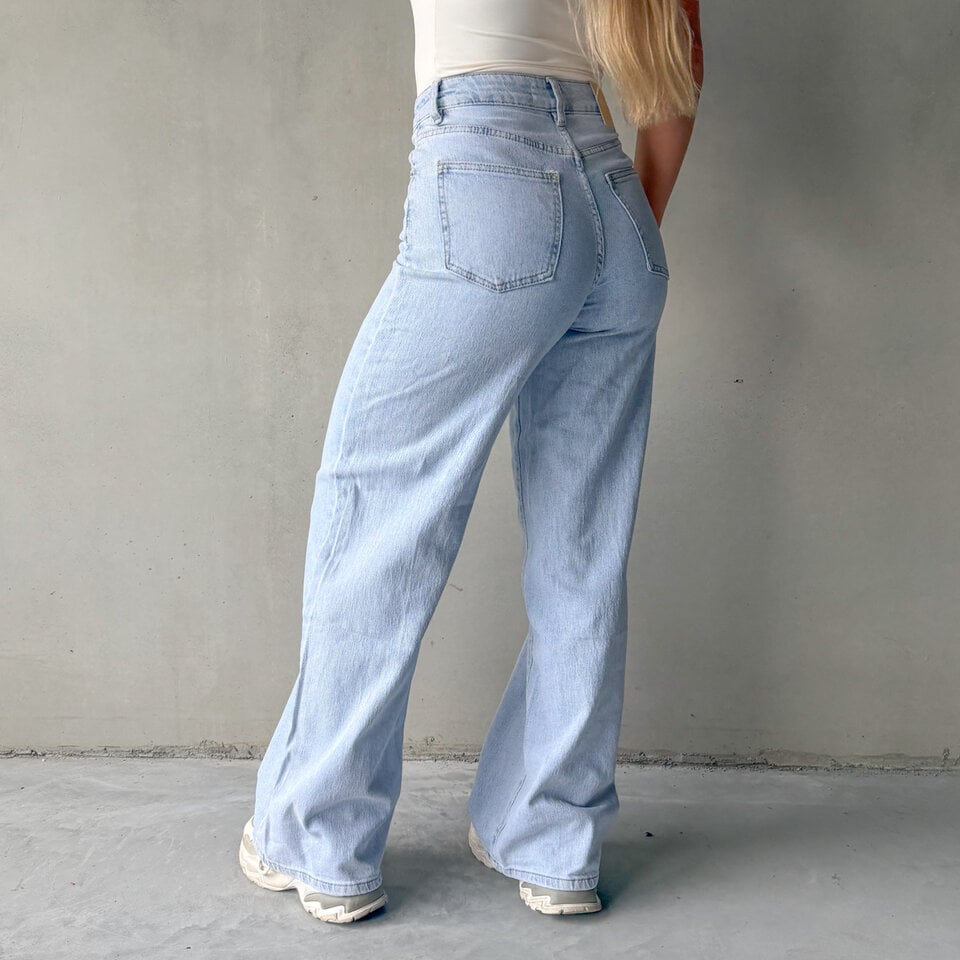 Miranda Wide Leg Jeans Blauw