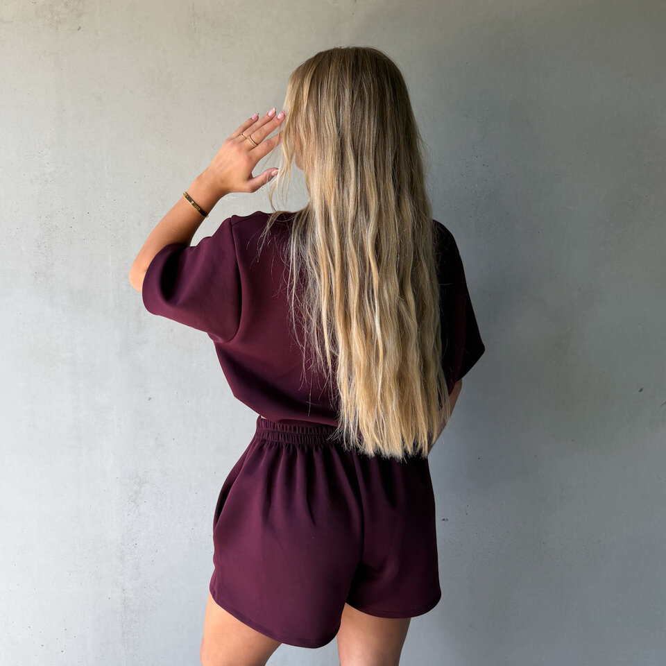 Olivia Set Bordeaux