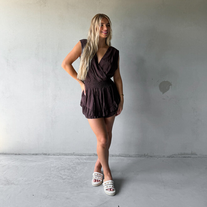 Pamela Playsuit Bruin
