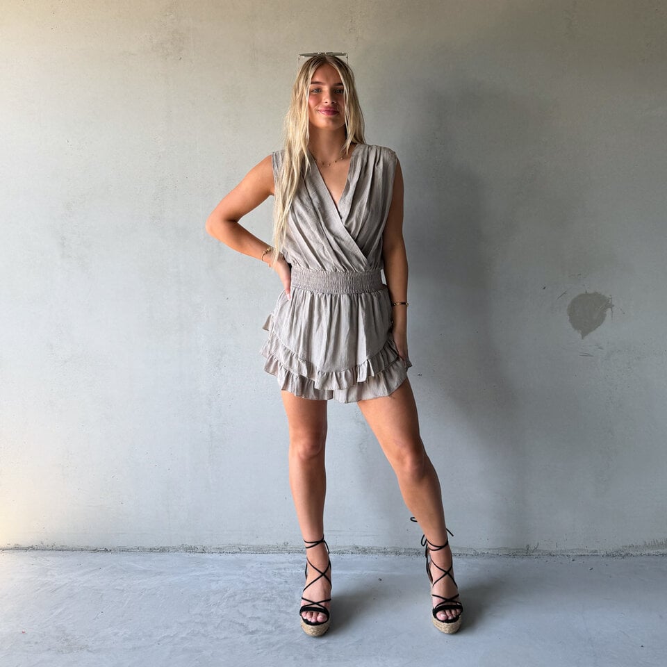 Pamela Playsuit Taupe