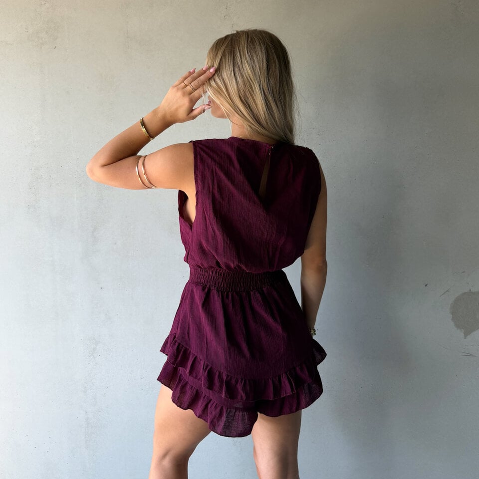 Pamela Playsuit Bordeaux