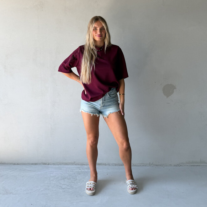 Basic T-Shirt Bordeaux