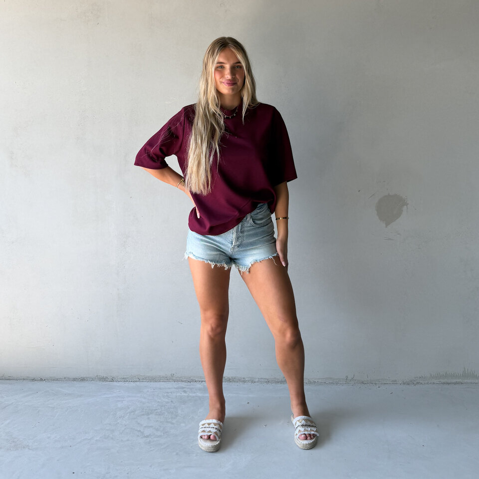 Basic T-Shirt Bordeaux