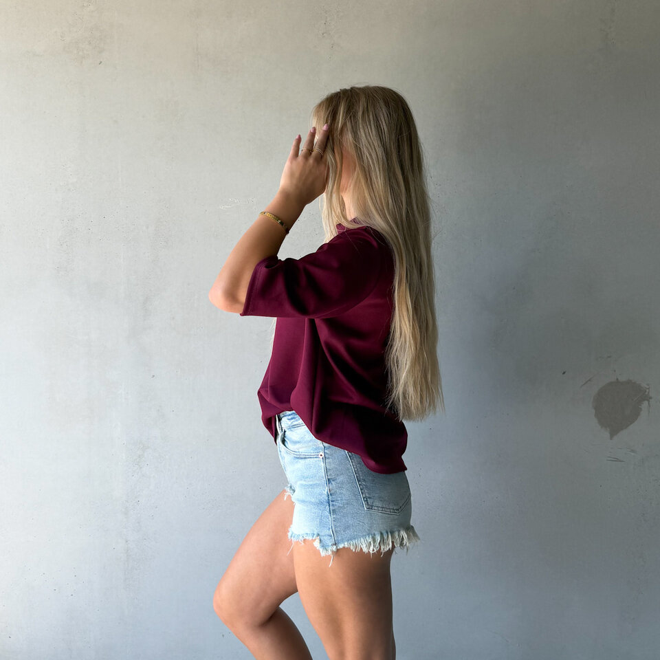 Basic T-Shirt Bordeaux