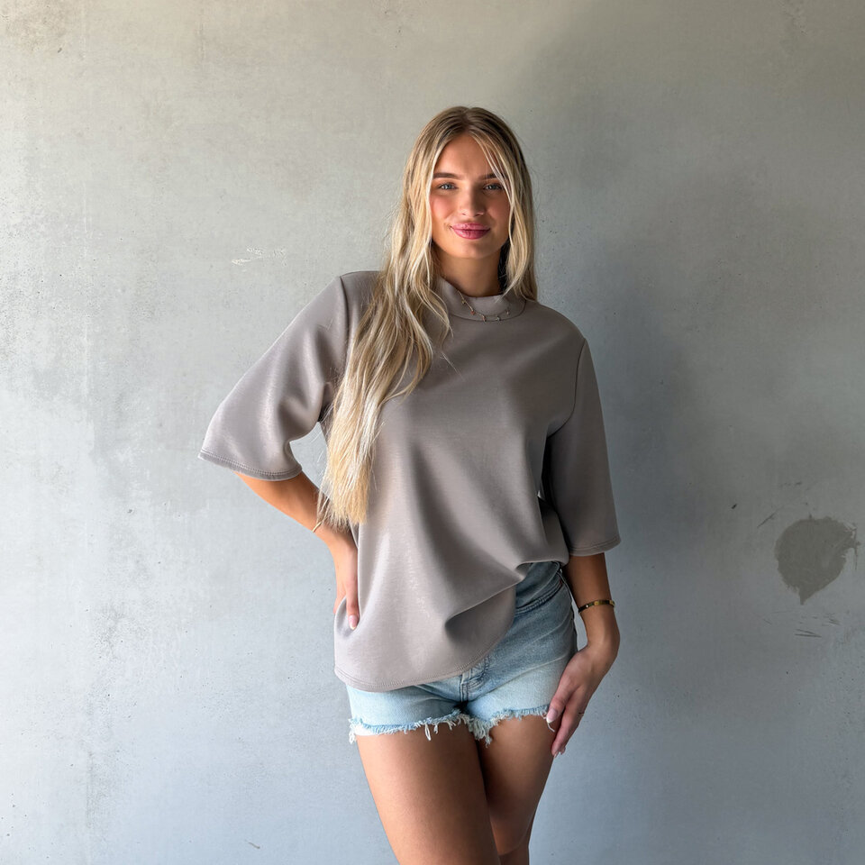 Basic T-Shirt Taupe