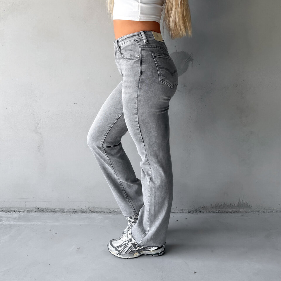 Sanne Petite Jeans Grijs