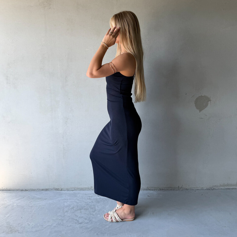 Hannah Maxi Jurk Navy