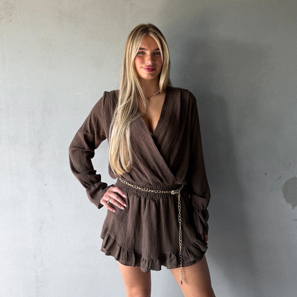 Rosanne Playsuit Bruin