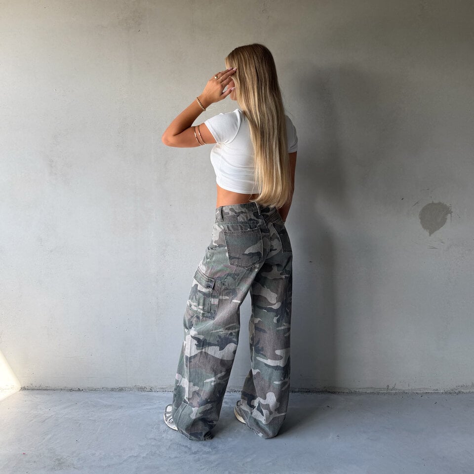 Camouflage Cargo Jeans
