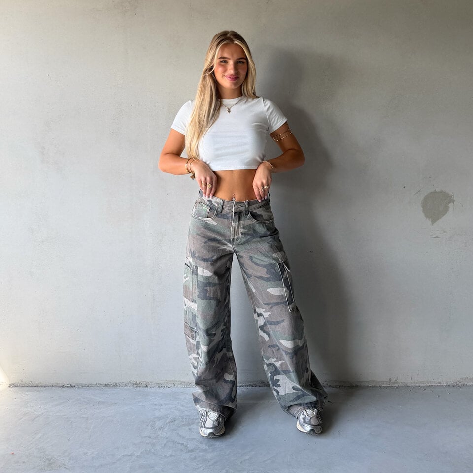 Camouflage Cargo Jeans