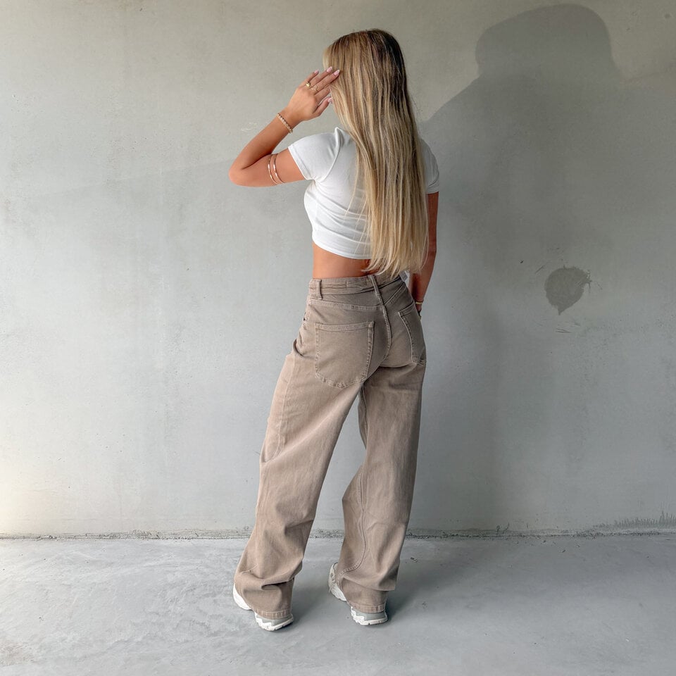 Luna Jeans Bruin