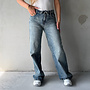 Eef Wide Leg Jeans Blauw