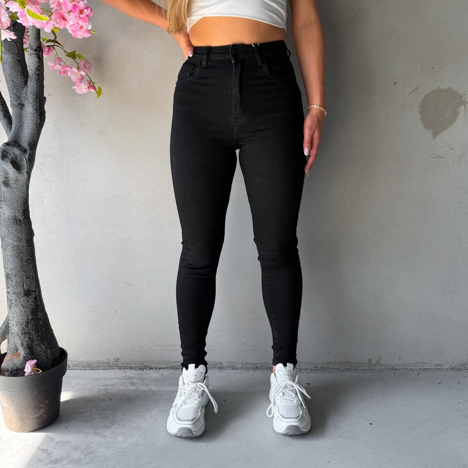 VS Miss Zwarte Basic Skinny Jeans