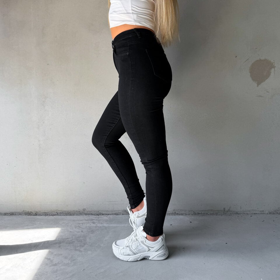 VS Miss Zwarte Basic Skinny Jeans