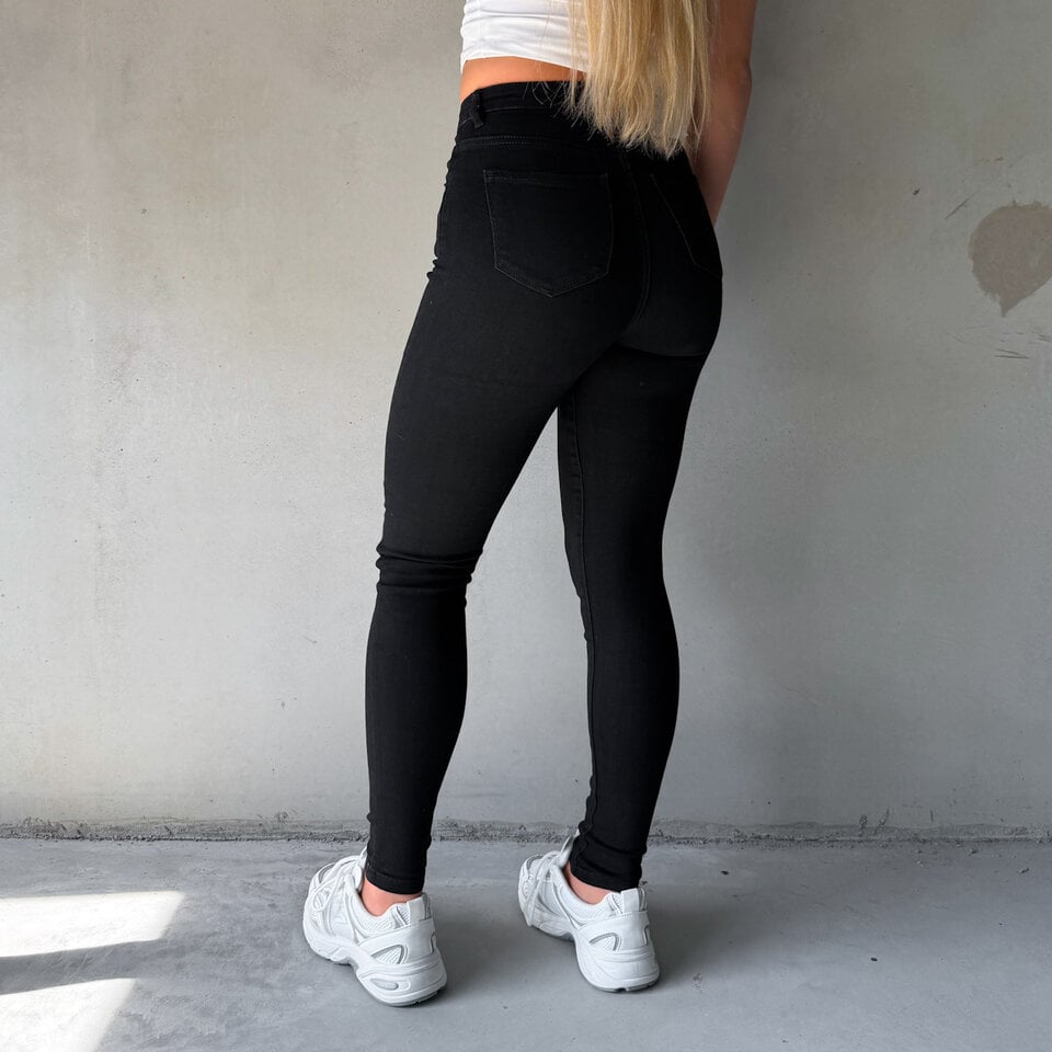 VS Miss Zwarte Basic Skinny Jeans