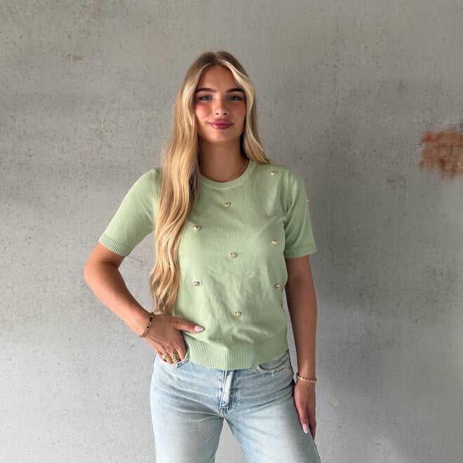 Gouden Hartjes Top Mint