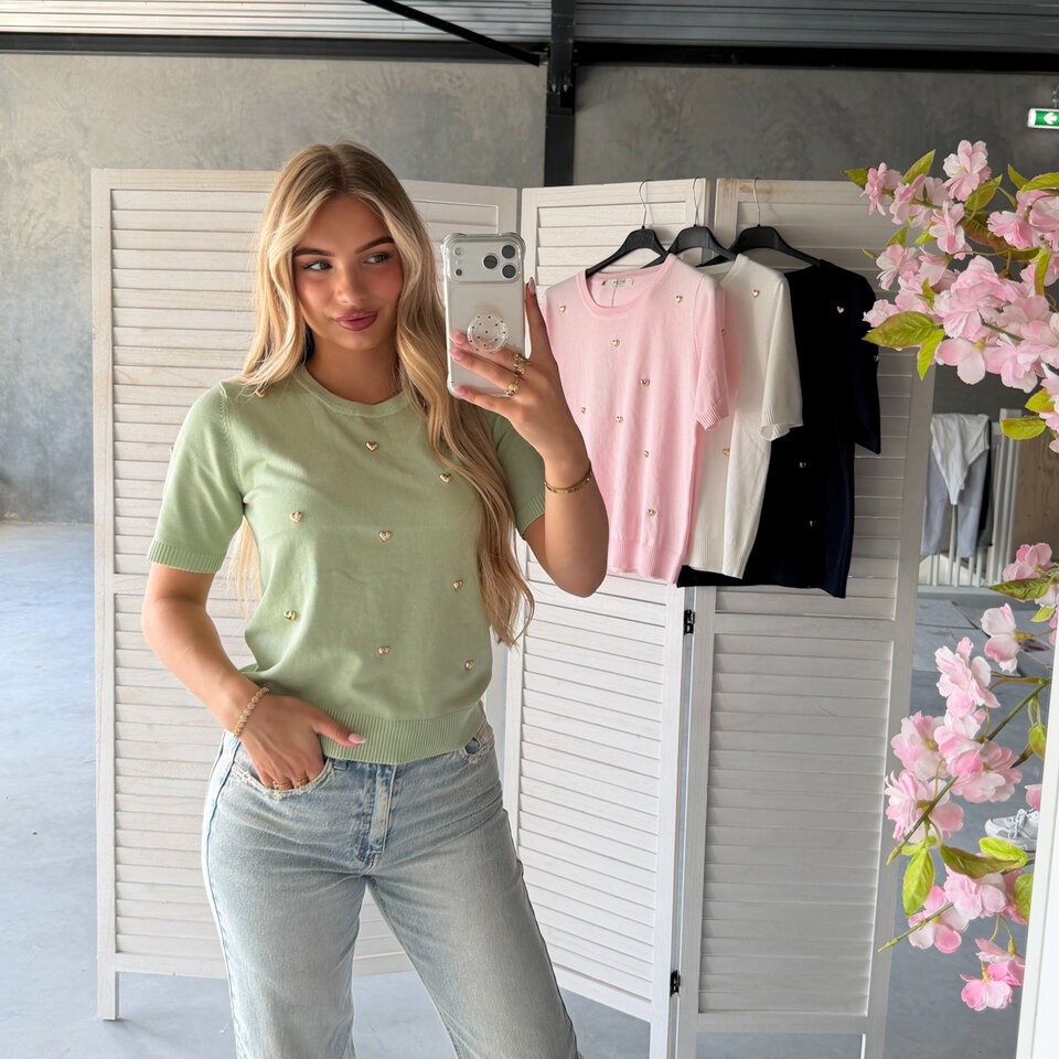 Gouden Hartjes Top Mint
