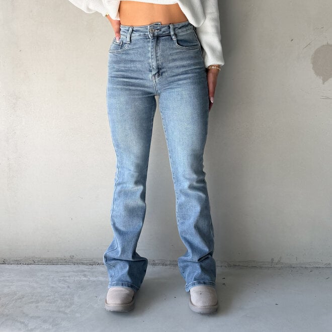 Marleen Flared Jeans Blauw