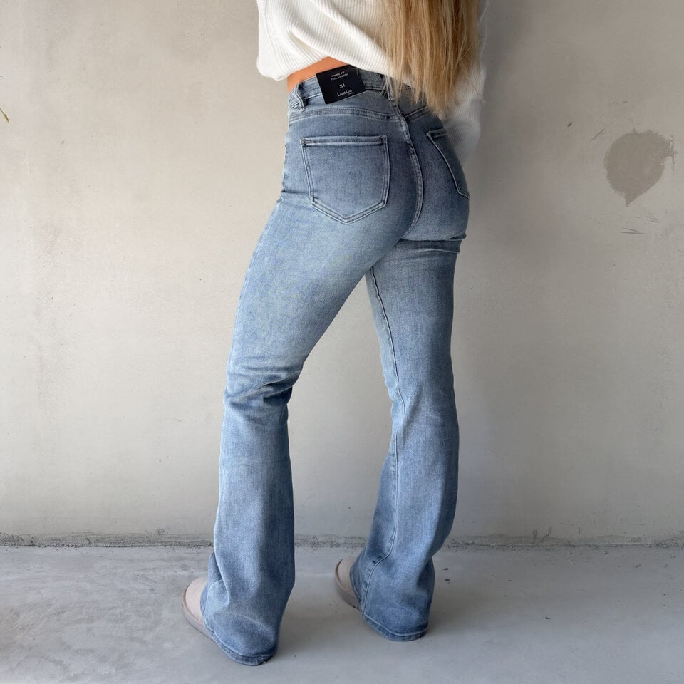 Marleen Flared Jeans Blauw