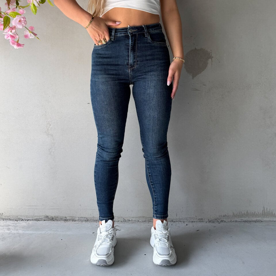 Bente Skinny Jeans Donkerblauw