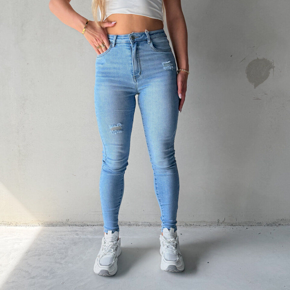 Demelsa Skinny Jeans Blauw