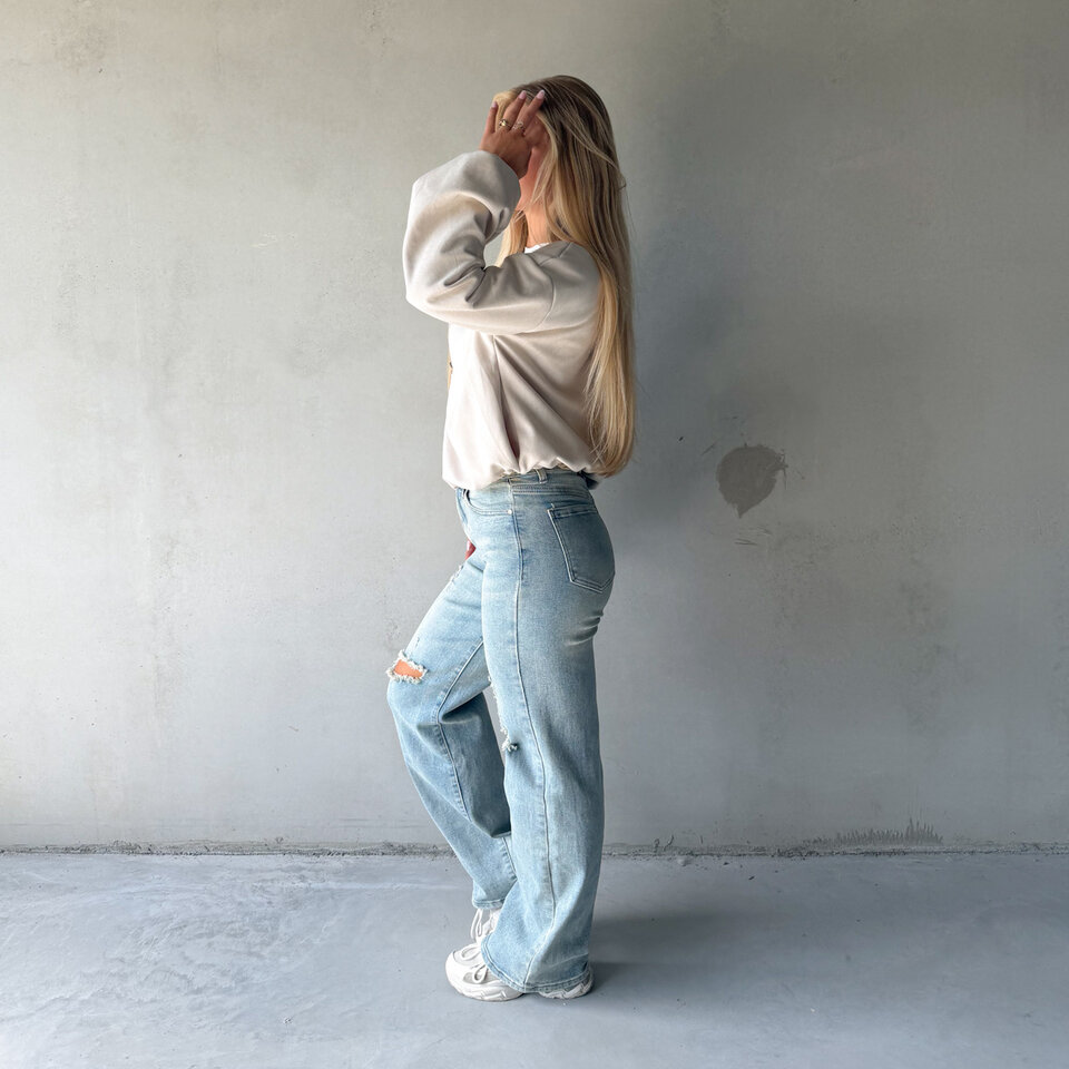 Elke Suede Jasje Beige