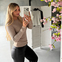Diamantjes Top Taupe