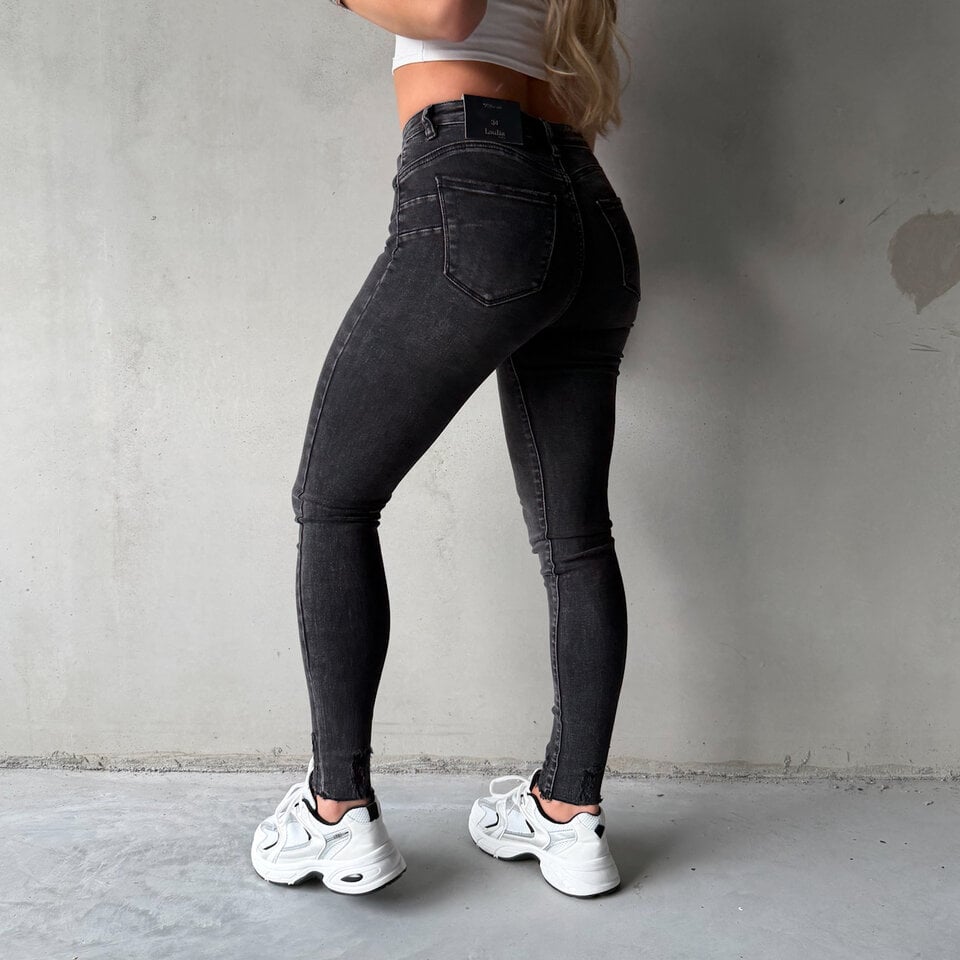 Sascha Skinny Jeans Zwart