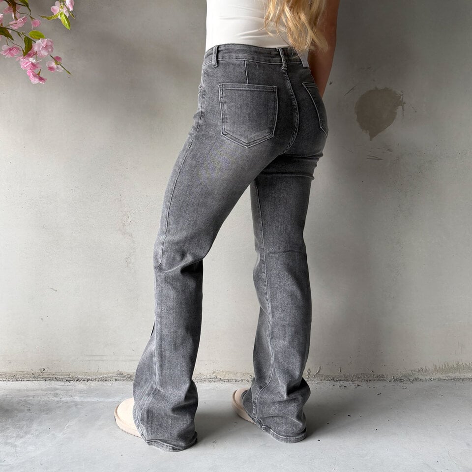 Noah Flared Jeans Grijs