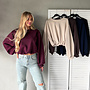 Sammy Cropped Shirt Bordeaux