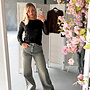 Daisy Top Zwart