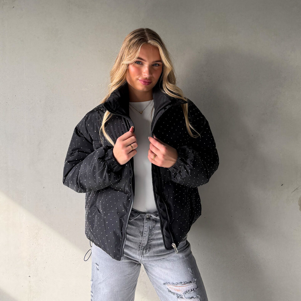 Jane Sparkle Jacket Zwart