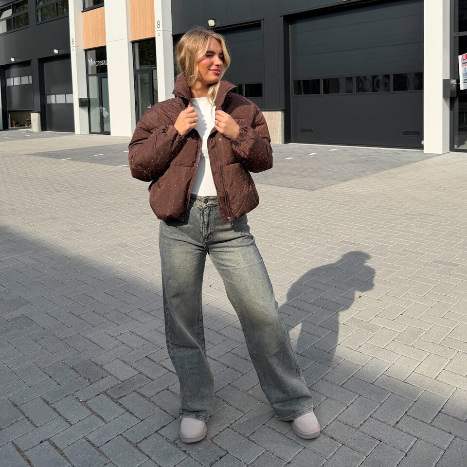 Jane Sparkle Jacket Bruin