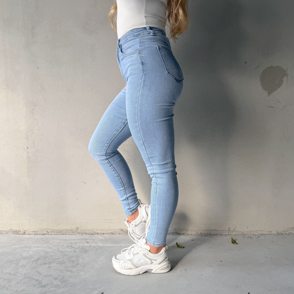 Renske Skinny Jeans Blauw
