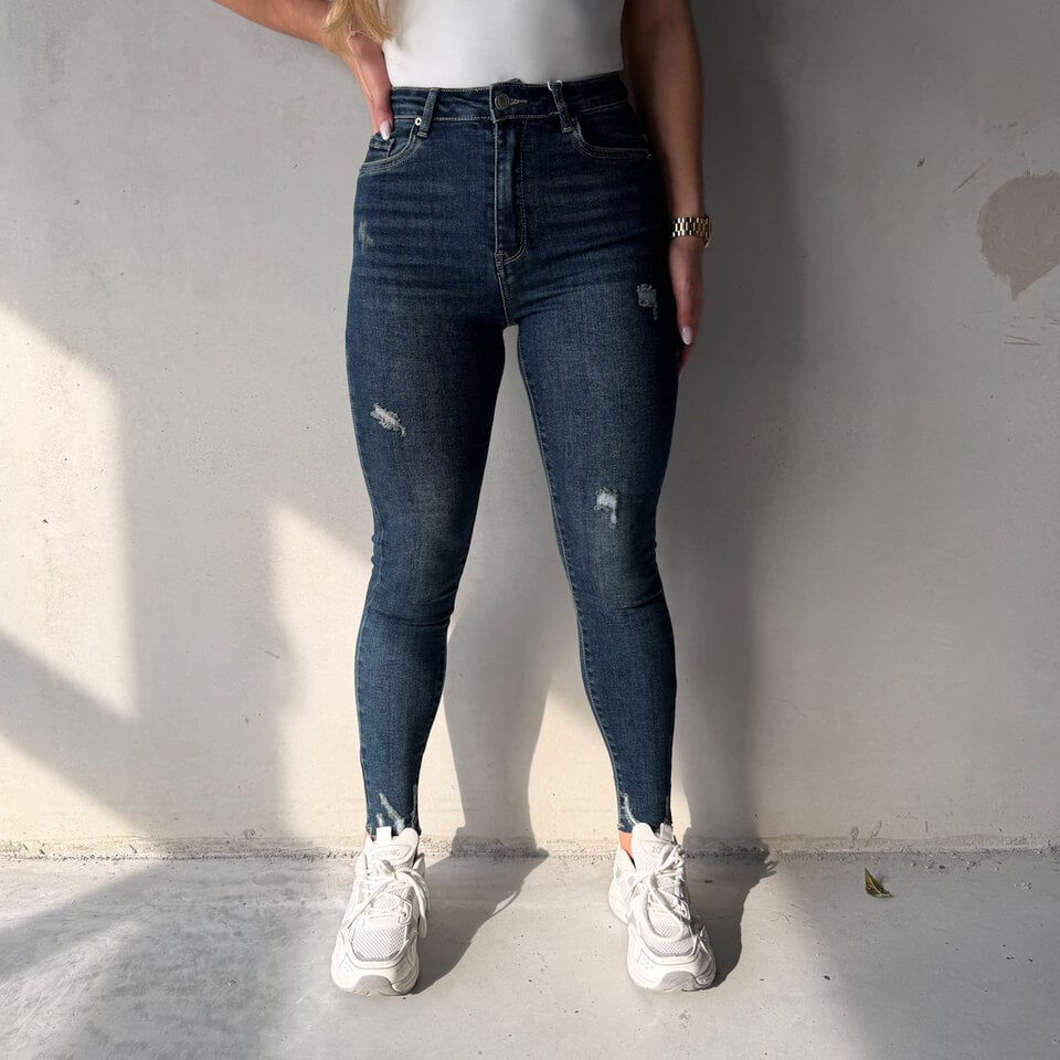 Lize Skinny Jeans Blauw
