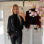 Overslag Sparkle Blouse Zwart
