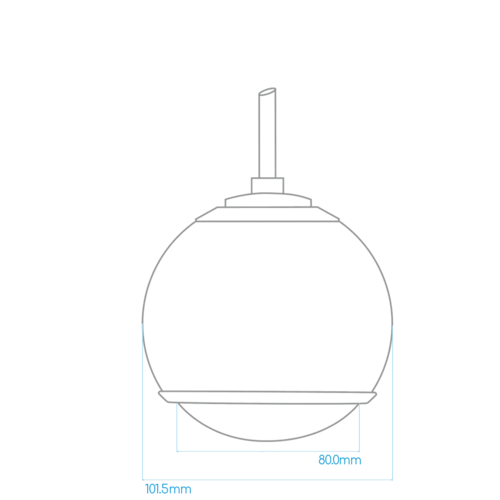 Gallo Acoustics Gallo Micro Droplet - Hangende Speaker - Blauw (Per Stuk)