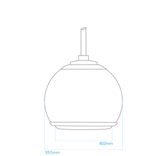 Gallo Acoustics Gallo SE Micro Droplet - Hangende Speaker - Zilver (Per Stuk)