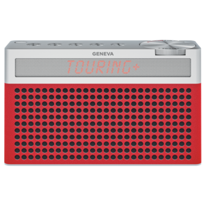 Geneva Touring / S+ oplaadbare portable hi-fi DAB+ en FM radio met Bluetooth rood