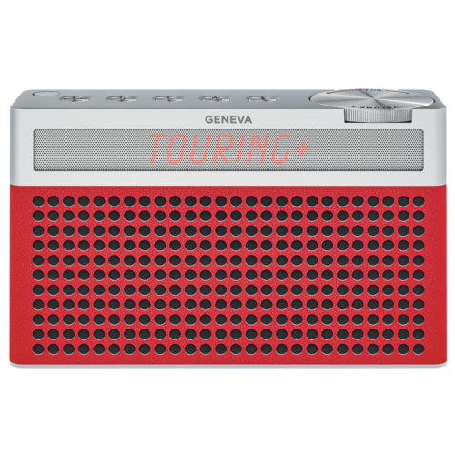 Geneva Hifi-Sound Geneva Touring / S+ oplaadbare portable hi-fi DAB+ en FM radio met Bluetooth rood