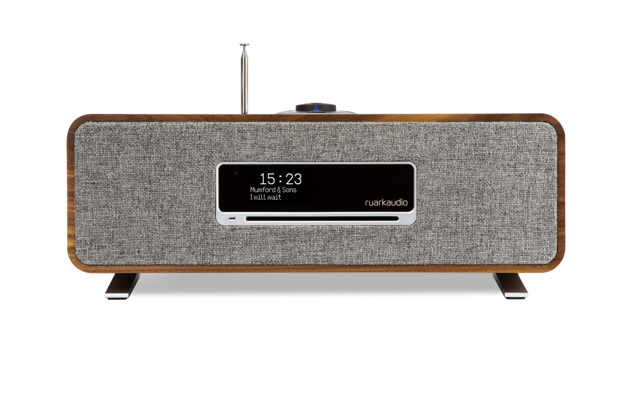 Ruark Audio systeem R3s compact radio systeem - Walnoot