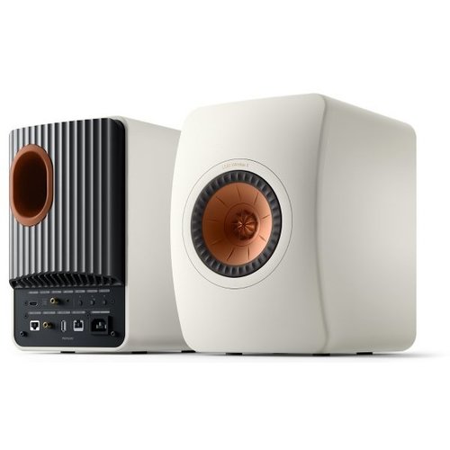 KEF Kef LS50 Wireless 2 Boekenplank speaker - Mineral White (per paar)