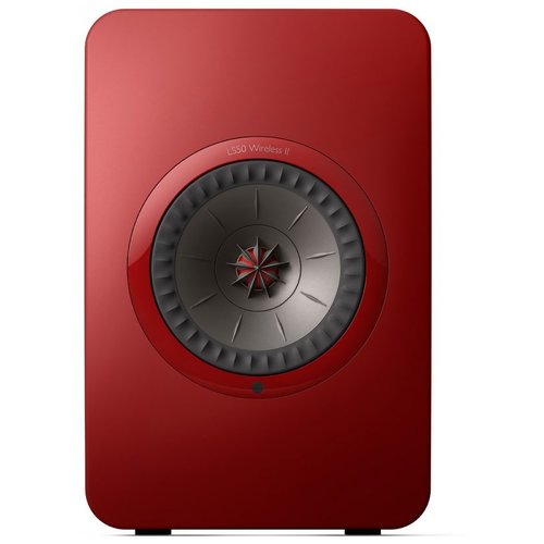 KEF Kef LS50 Wireless 2 Boekenplank speaker  - Grimson Red (per paar)