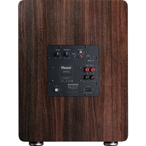 Magnat MAGNAT Alpha RS 12 Subwoofer - walnoot Magnat MAGNAT Alpha RS 12 Subwoofer - walnoot