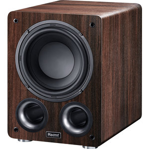 Magnat alpha RS8 subwoofer - walnoot