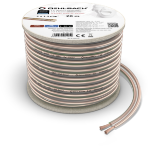 Oehlbach SPEAKER WIRE SP-15 LUIDSPREKERKABEL 2 X 1,5 MM  20 meter Oehlbach SPEAKER WIRE SP-15 LUIDSPREKERKABEL 2 X 1,5 MM  20 meter