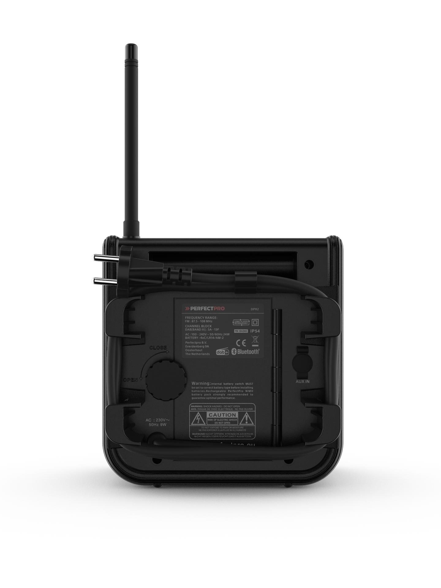 kern verkoopplan Sjah Perfectpro DAB+ Pro PLUS batterijen - Bouwradio - Draagbare Radio - E-style  Audio