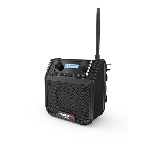 Perfectpro Perfectpro DAB+ Pro PLUS oplaadbare batterijen - Bouwradio - Draagbare Radio