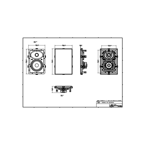 Monitor Audio Monitor Audio W165 inbouw speaker (Per stuk)