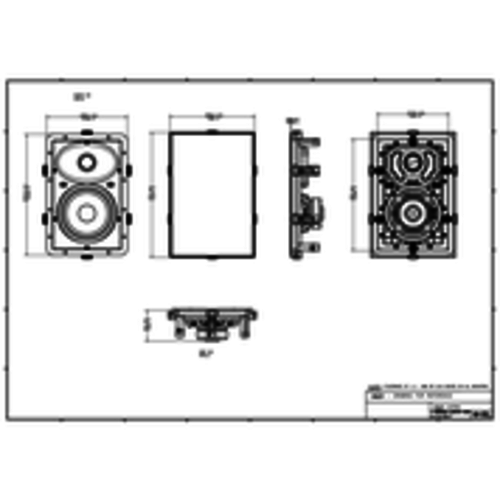 Monitor Audio Monitor Audio W265 inbouw speaker (Per stuk)